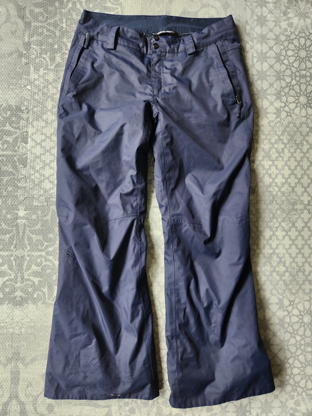 The North Face Women's Dryvent Blue Insulated Winter Ski Snow Pants Medium Short